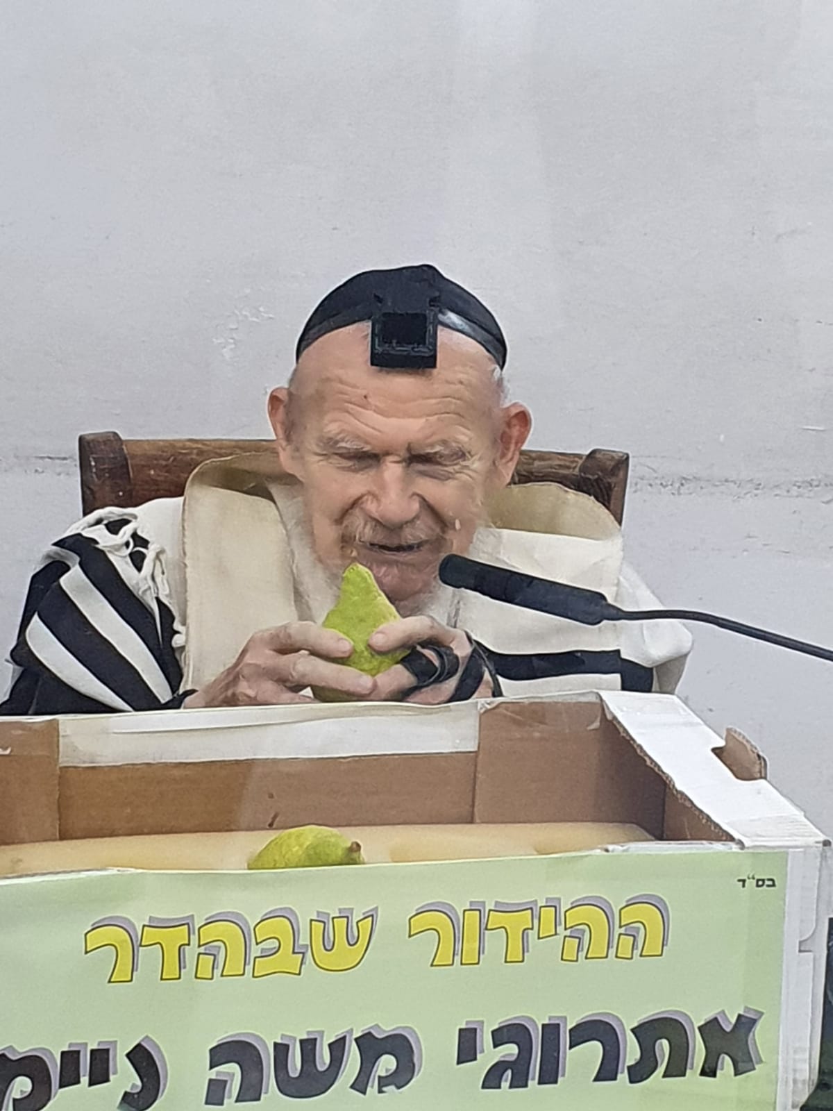 אחרי 'שחרית': גדולי ישראל בחרו אתרוג • צפו