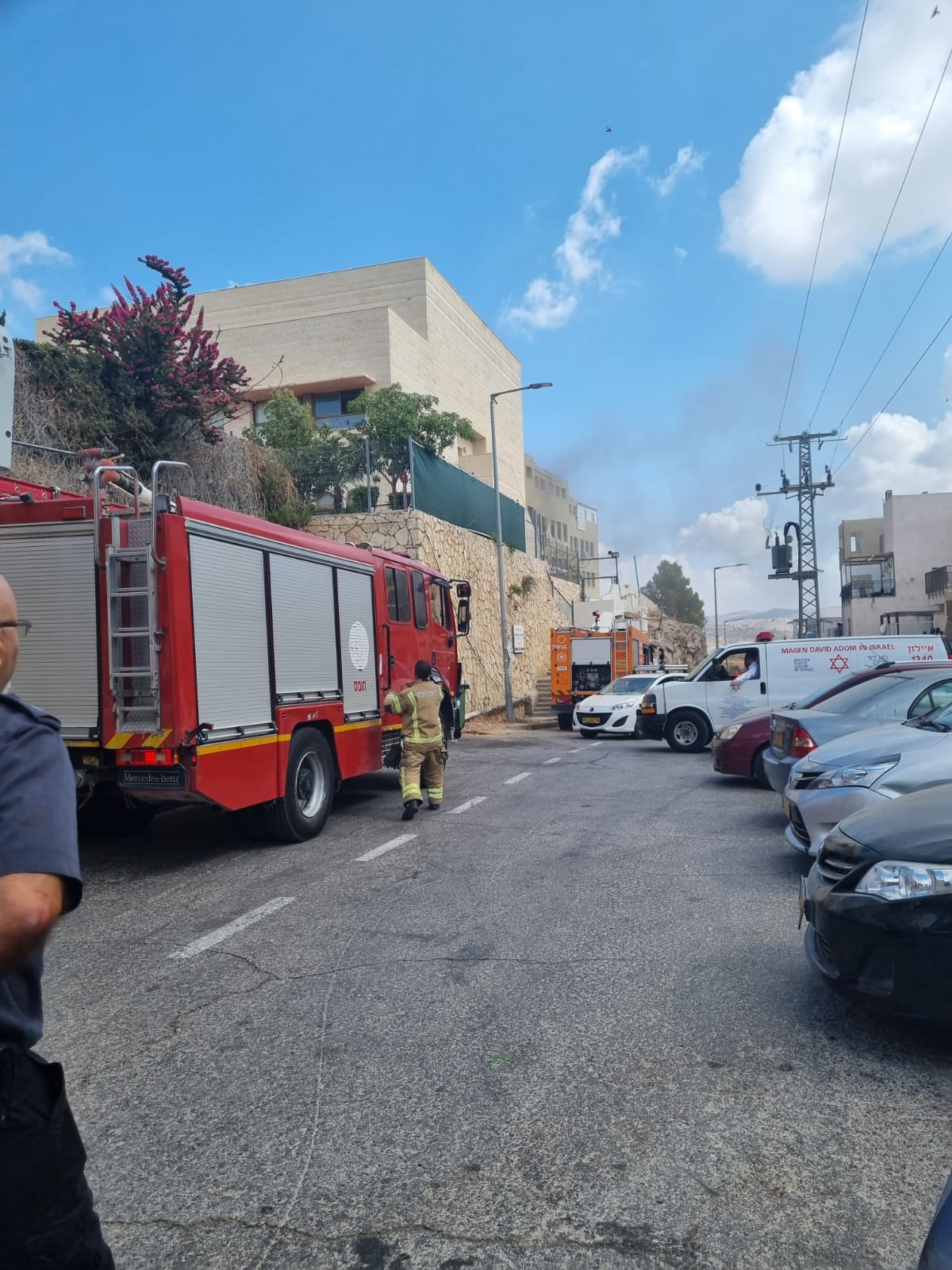 שריפה פרצה בבית ספר בעיר מודיעין עילית