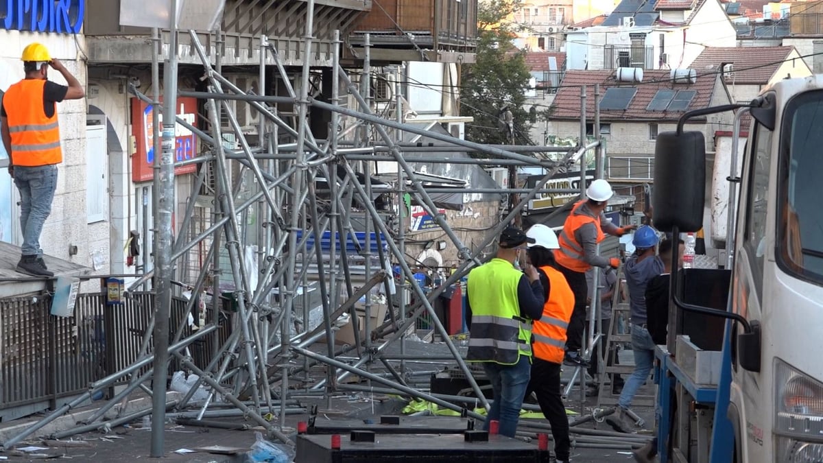 תיעוד המשטרה: כך פורקה הסוכה בירושלים