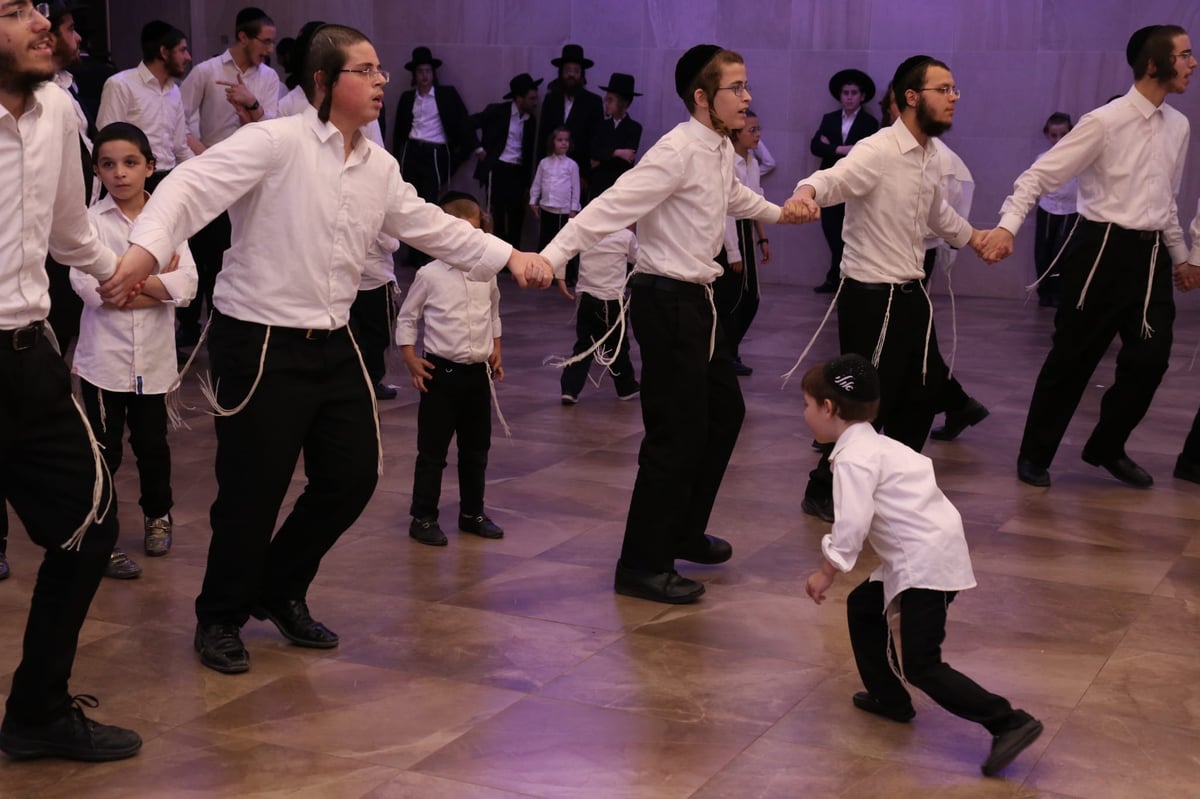 כשהגר"ד לנדו רקד עם המקל • צפו בתיעוד