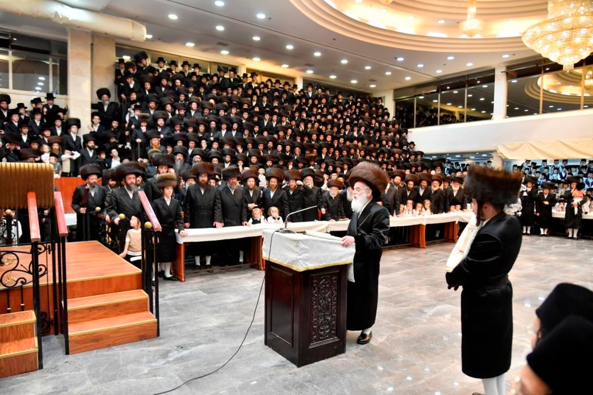 בויז'ניץ חגגו הכנסת ספר תורה חדש ושמחת בית השואבה