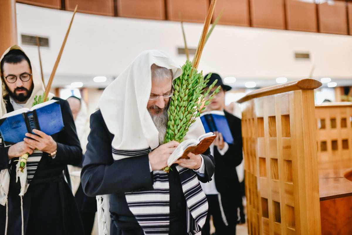 הושענא רבה בבית הכנסת המרכזי במוסקבה