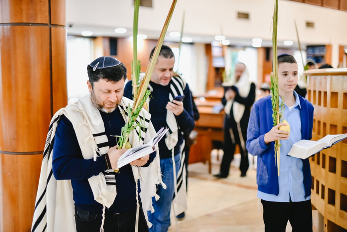 הושענא רבה בבית הכנסת המרכזי במוסקבה