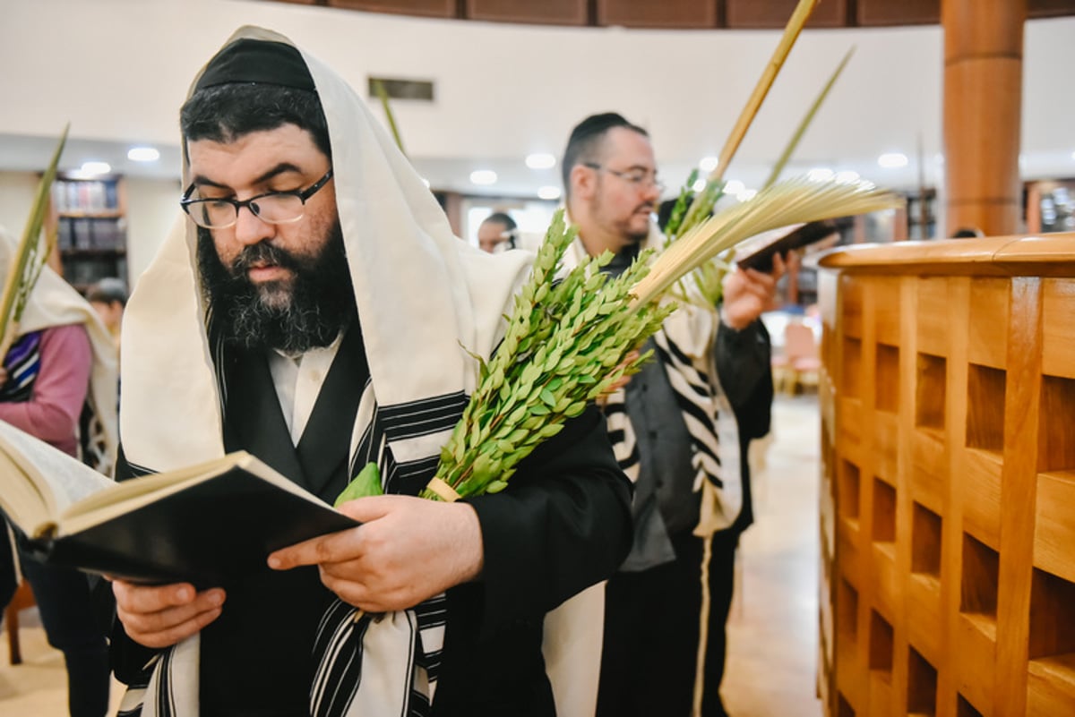 הושענא רבה בבית הכנסת המרכזי במוסקבה