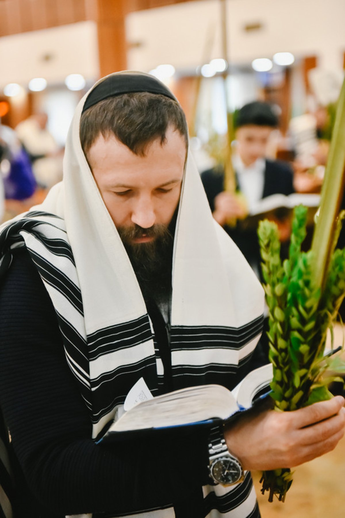 הושענא רבה בבית הכנסת המרכזי במוסקבה