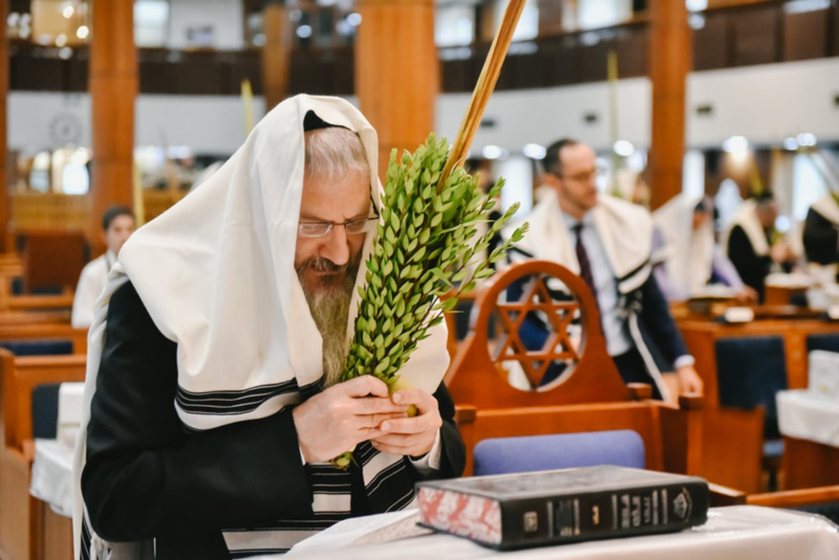 הושענא רבה בבית הכנסת המרכזי במוסקבה