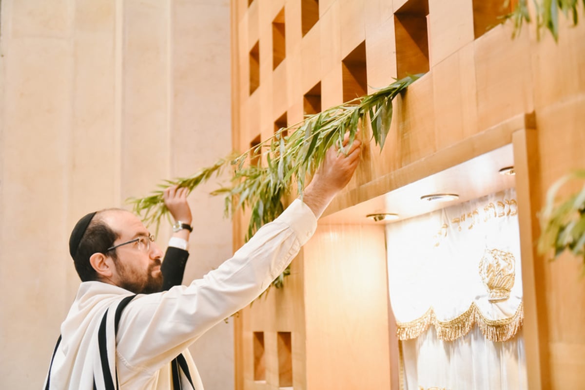 הושענא רבה בבית הכנסת המרכזי במוסקבה