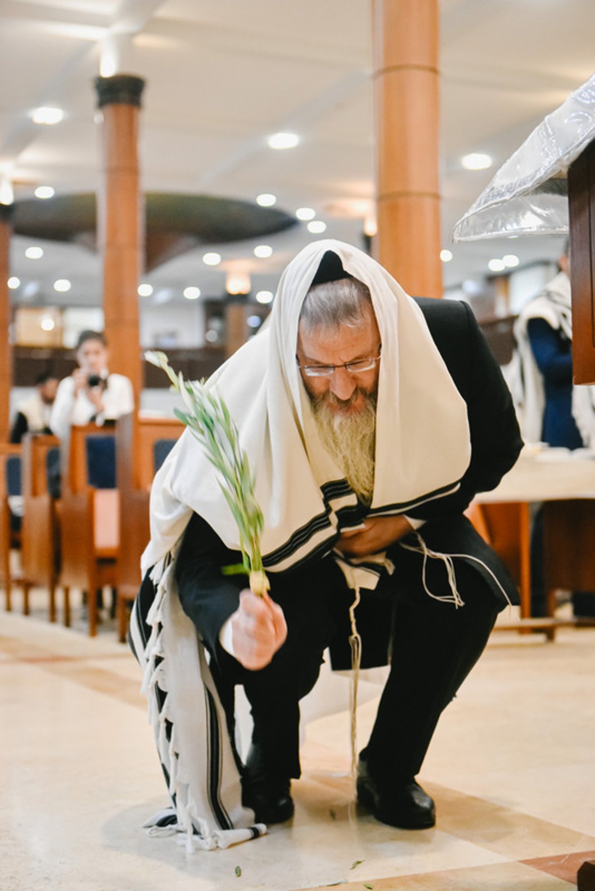 הושענא רבה בבית הכנסת המרכזי במוסקבה