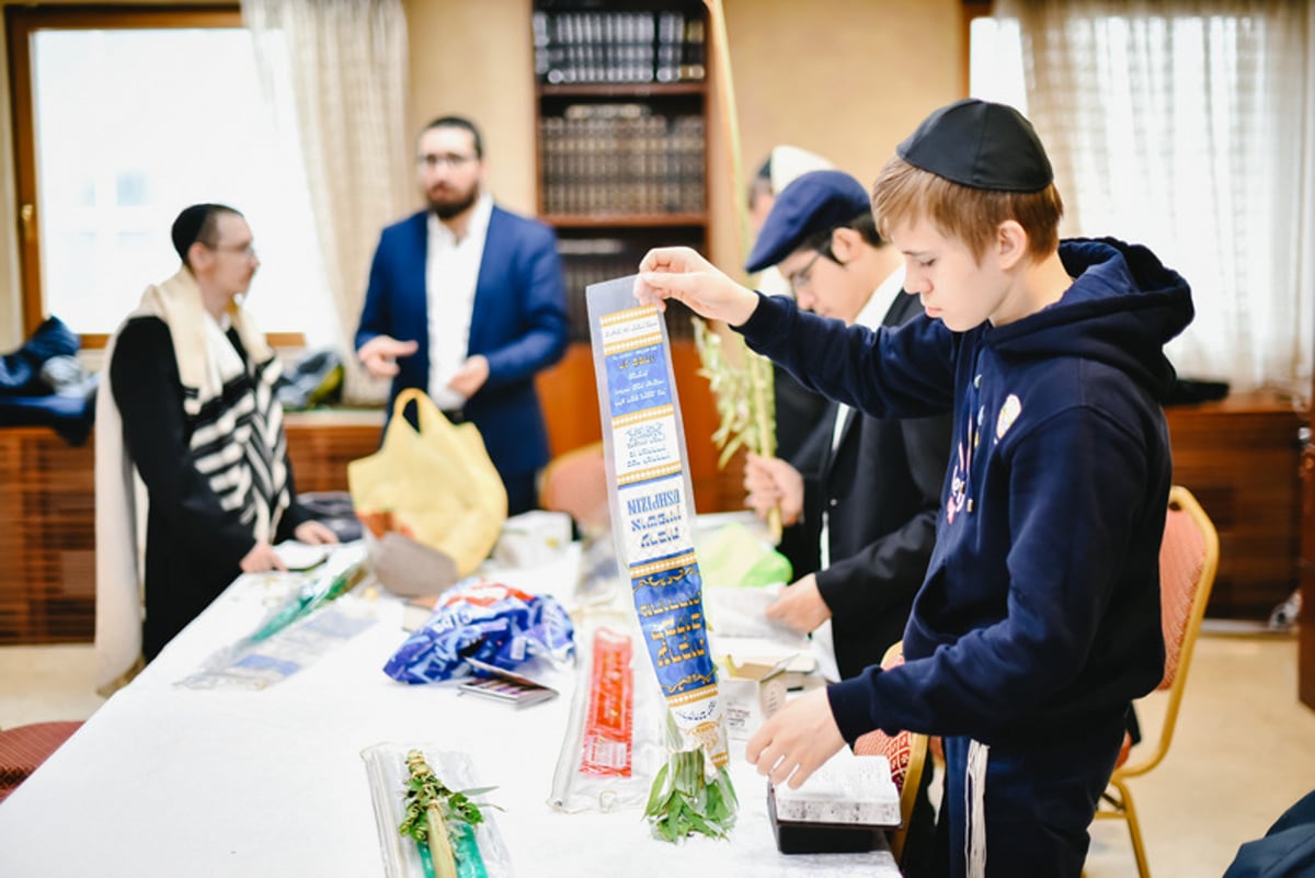 הושענא רבה בבית הכנסת המרכזי במוסקבה