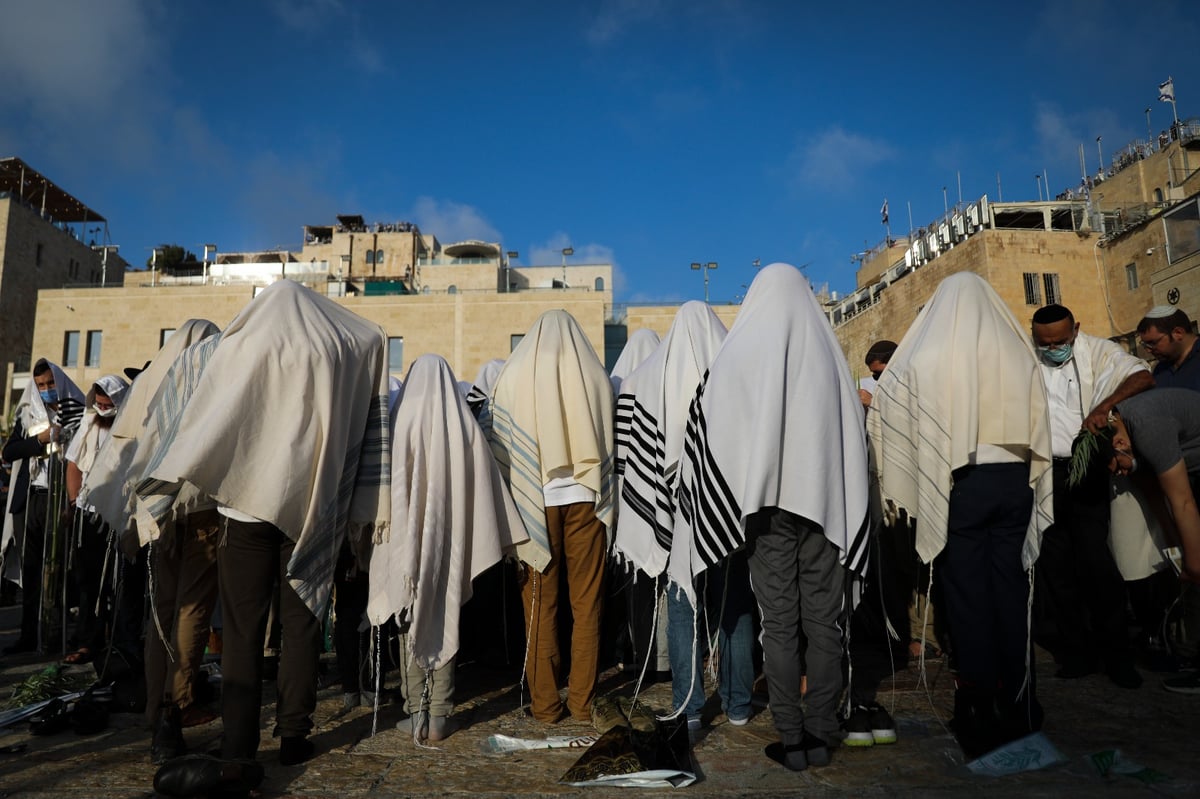 תיעוד: תפילת הושענא רבה בכותל המערבי