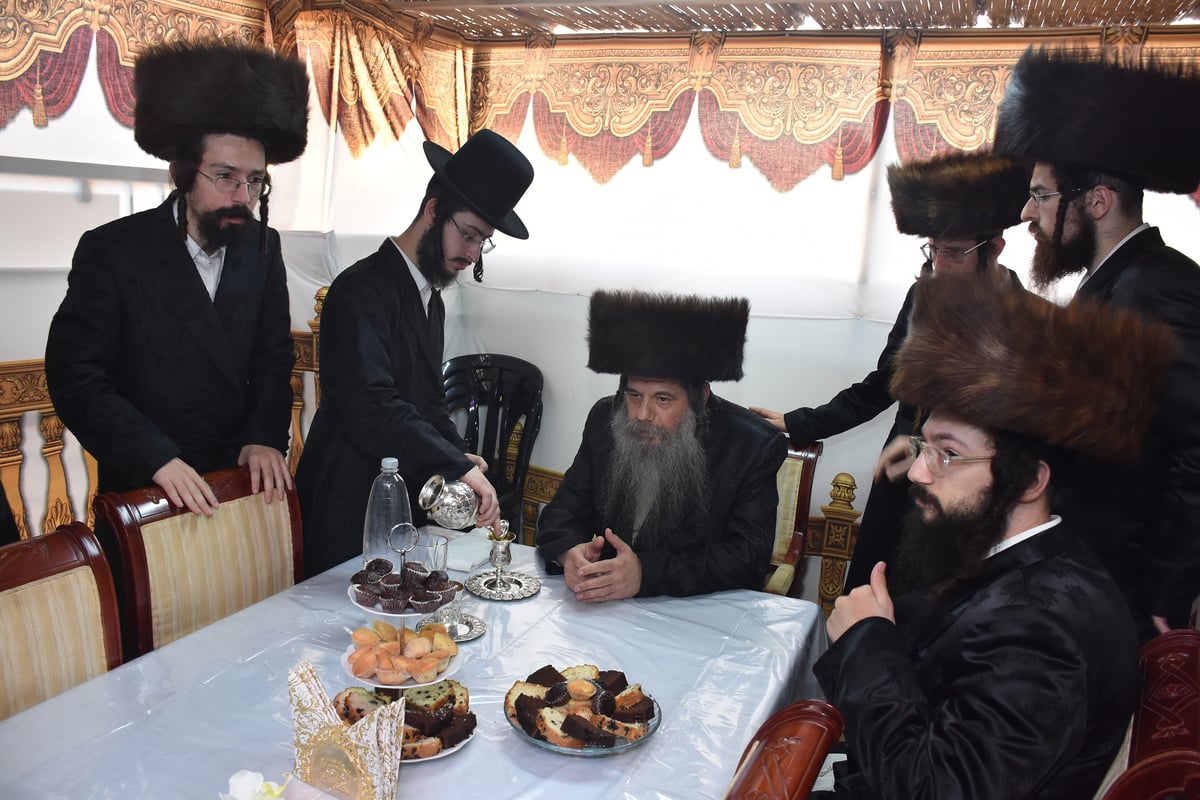 בראשות הרבי: בקוידינוב חגגו הכנסת ספר תורה