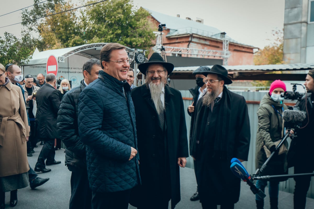 הונחה אבן פינה לשחזור בית הכנסת הגדול במרכז העיר סמרה