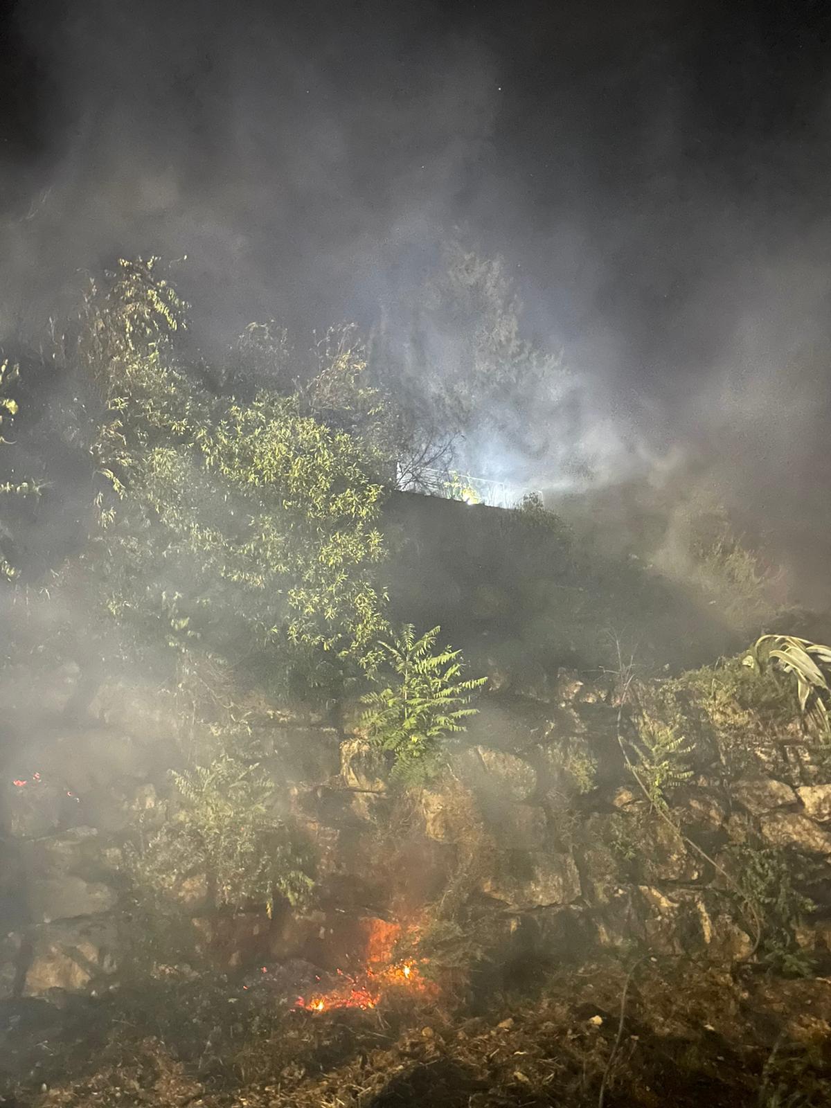 שני בתים פונו עקב שריפת שדה במבשרת