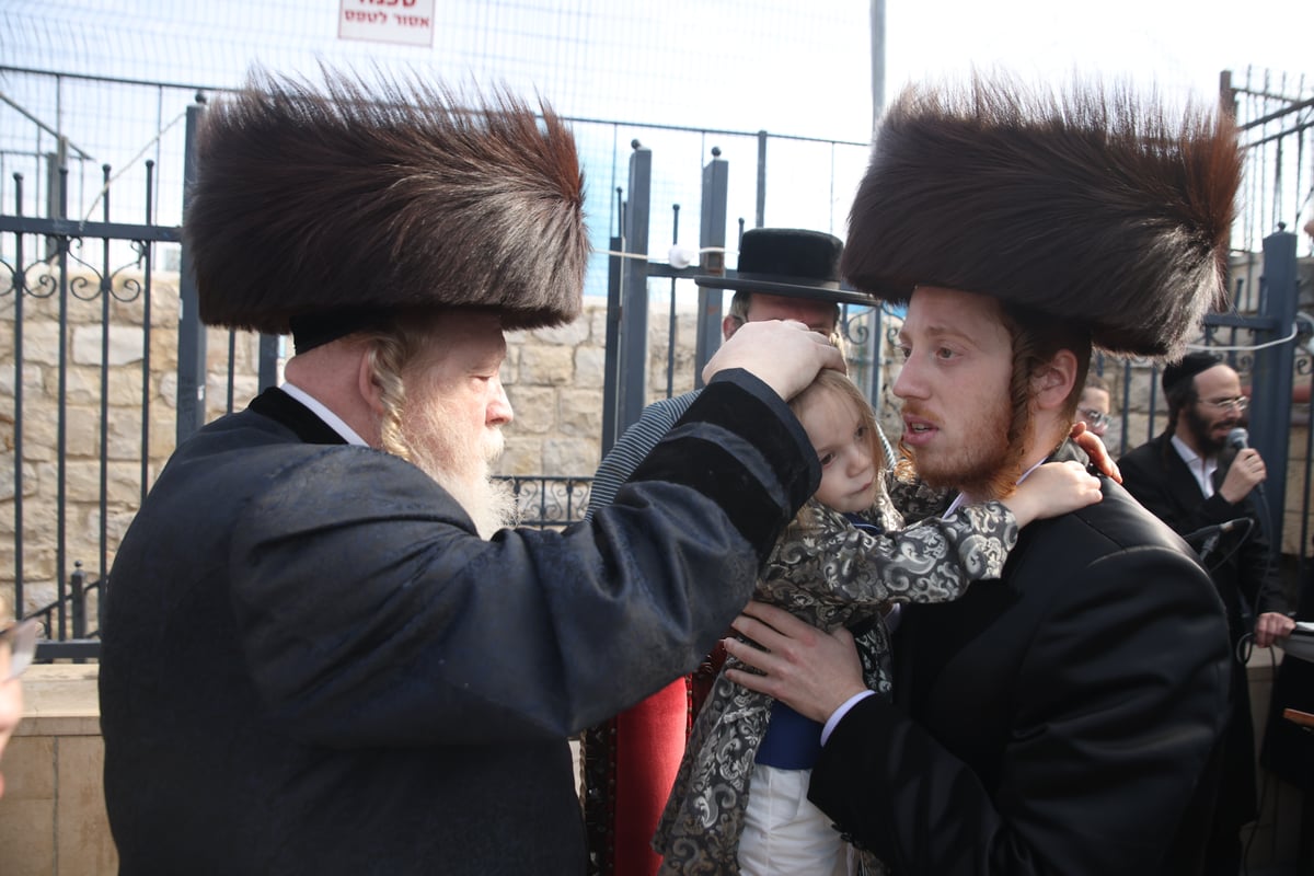 'חלאקה' לנכד האדמו"רים משומרי אמונים קריית גת וזאבליטוב