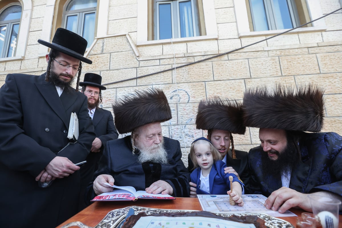 'חלאקה' לנכד האדמו"רים משומרי אמונים קריית גת וזאבליטוב