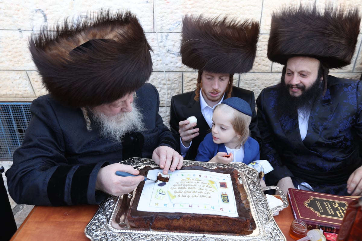 'חלאקה' לנכד האדמו"רים משומרי אמונים קריית גת וזאבליטוב