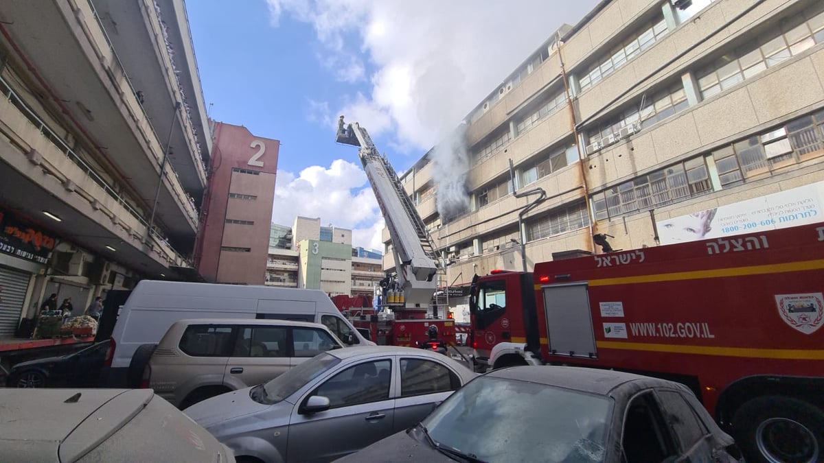 גבעת שאול: שריפה פרצה ב"בית הדפוס"