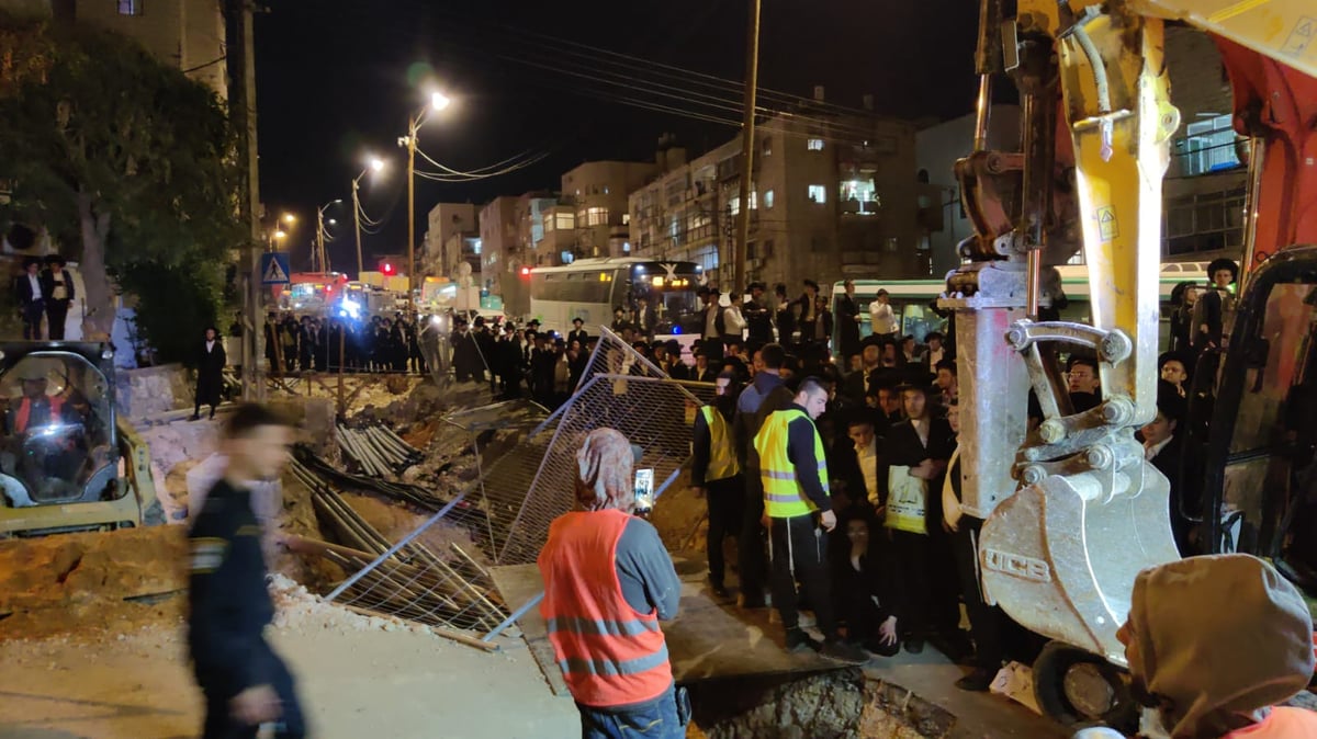 הקיצונים חזרו להפגין נגד הרכבת הקלה; צפו