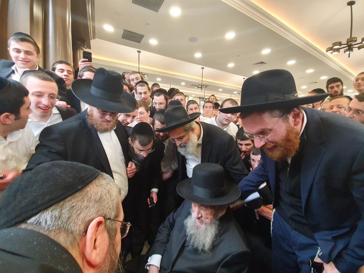 ראש ישיבת סלבודקא ביקר בארצות הברית • תיעוד