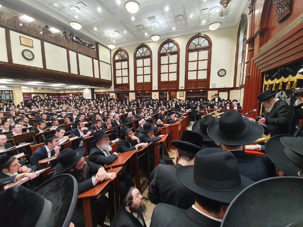 ראש ישיבת סלבודקא ביקר בארצות הברית • תיעוד