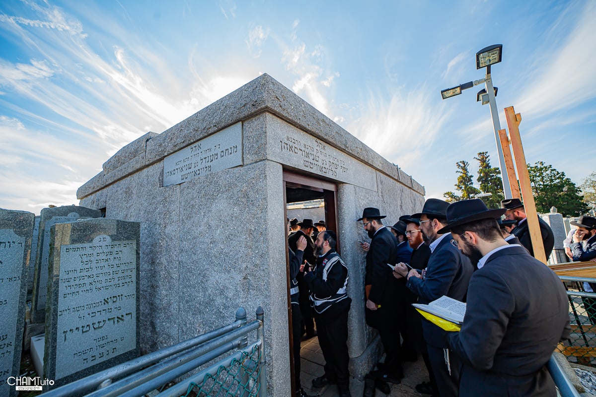 אלפי שלוחי חב"ד התכנסו לתפילה וזעקה בציון הרבי זי"ע