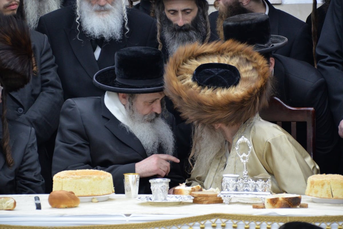 בלעלוב ניקלשבורג חגגו שבע ברכות לבן האדמו"ר