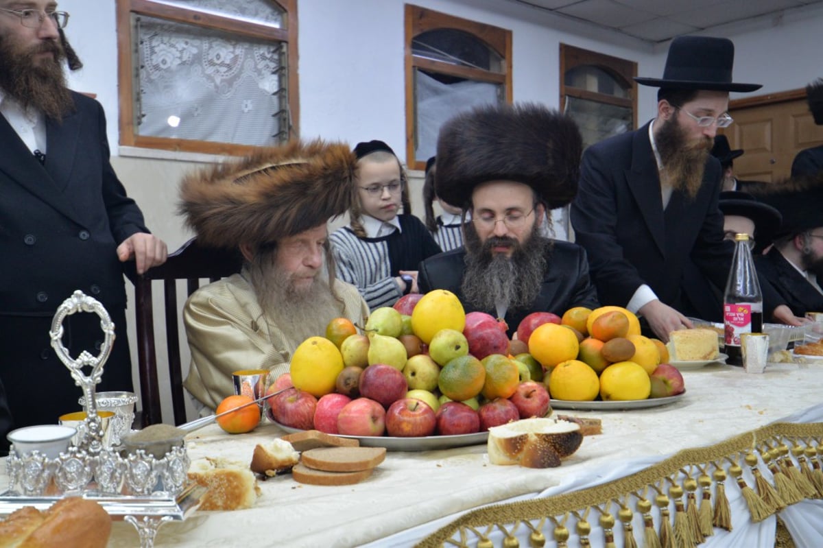 בלעלוב ניקלשבורג חגגו שבע ברכות לבן האדמו"ר