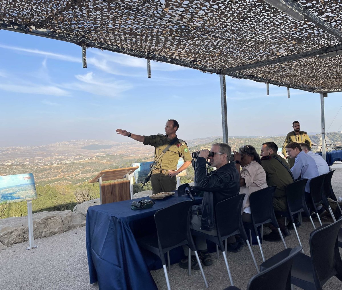 שגרירת ארה"ב באו"ם ערכה סיור רשמי בצה"ל; תיעוד