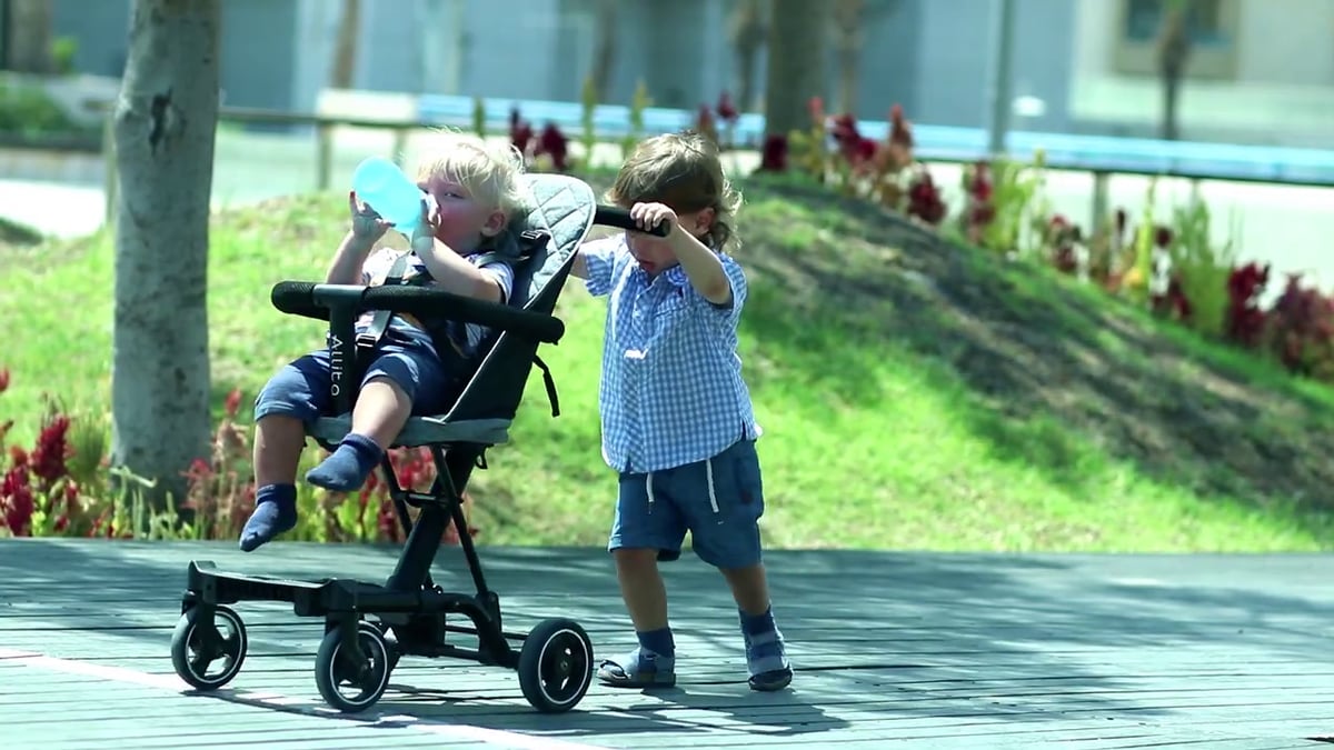 לטרמפיסט יש שלושה דגמים של עגלות