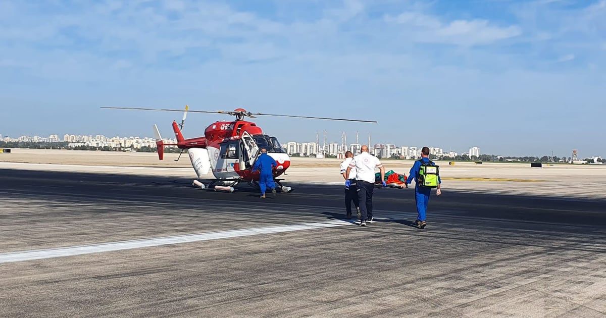 בנתב"ג תרגלו התרסקות מטוס • תיעוד