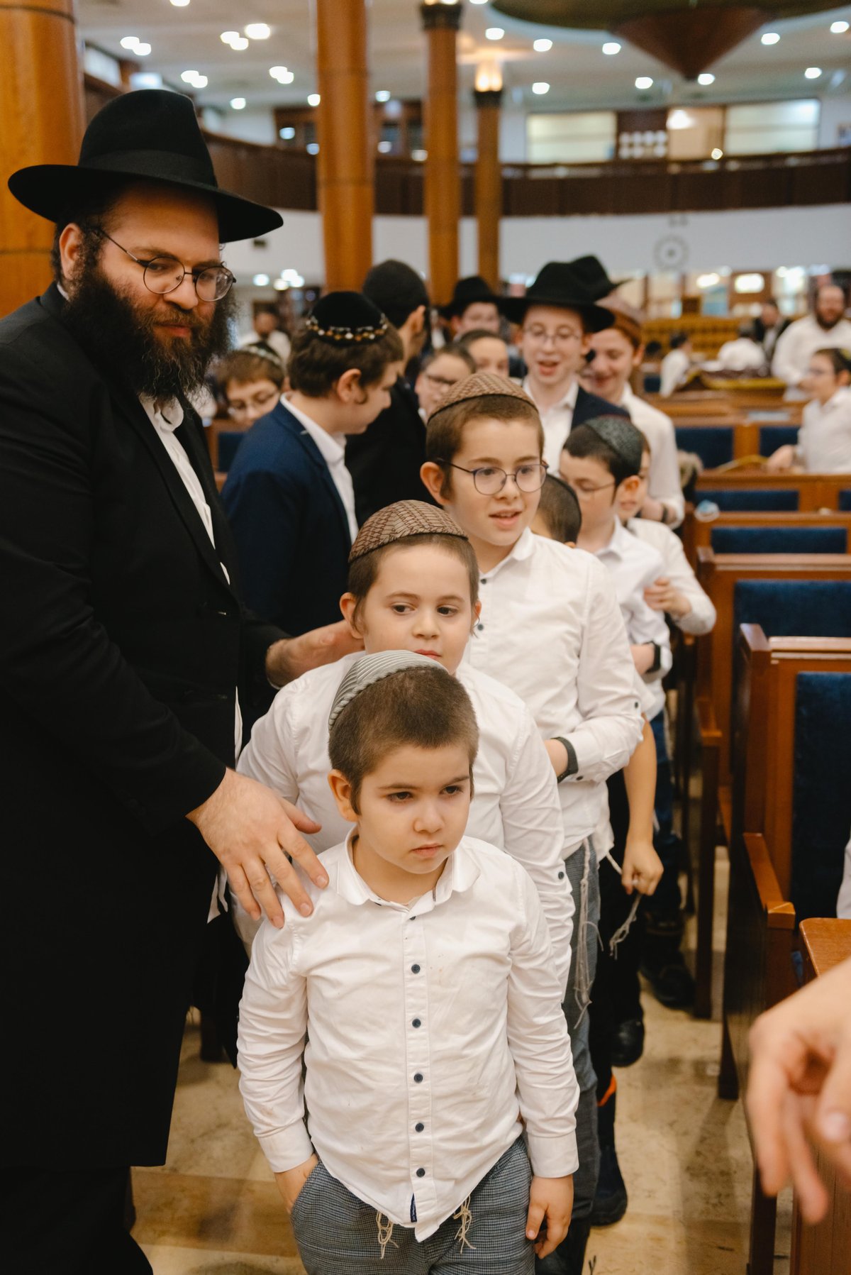 מסיבת חנוכה למשתתפי "אבות ובנים" במוסקבה