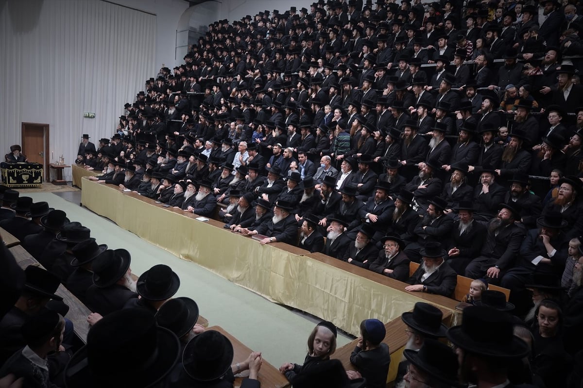 'זאת חנוכה' בסערט ויז'ניץ: הרבי חילק דמי חנוכה