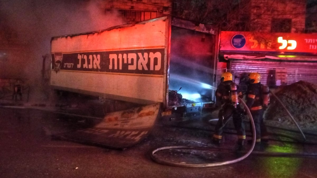 אלמוני הצית משאית לחם בבר אילן - ונמלט