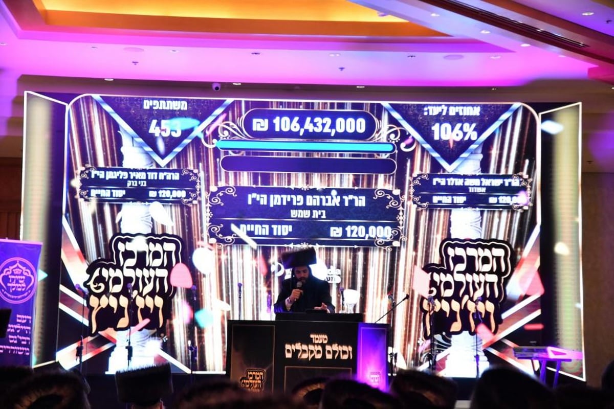 ויז'ניץ גייסה 100,000,000 ש"ח בערב אחד