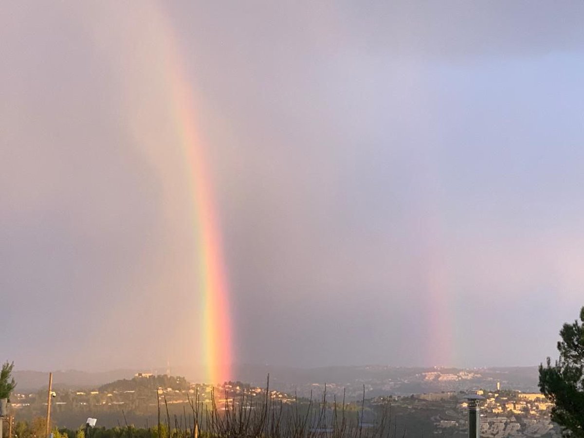 קשת בהר גילה הבוקר.