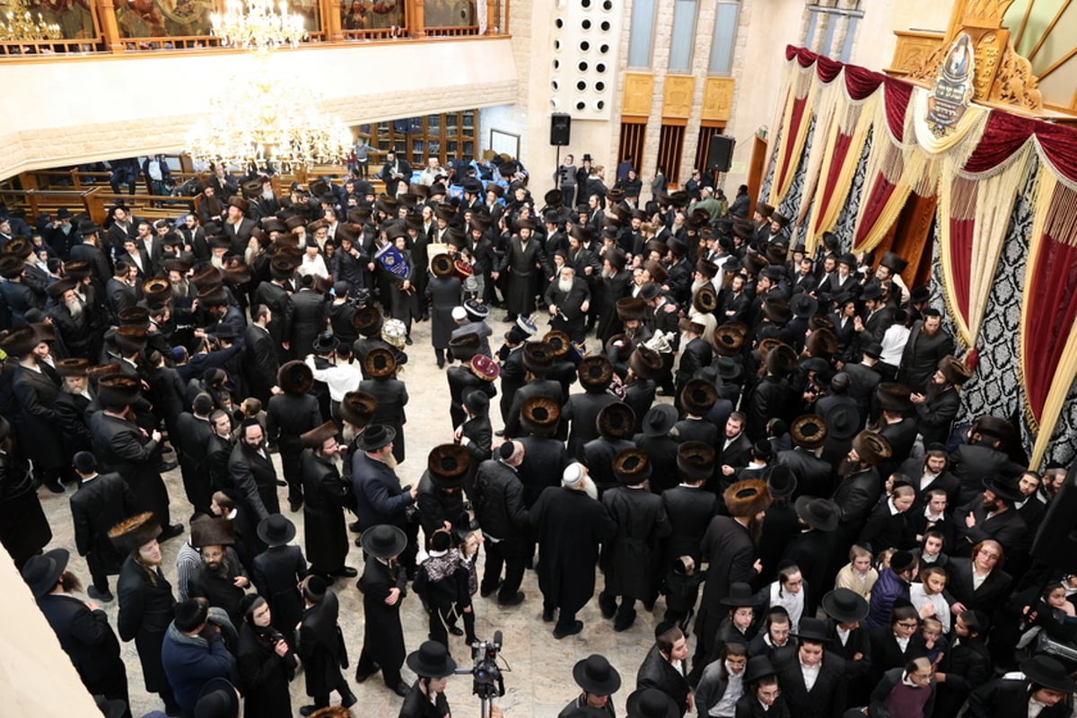 שני ספרי תורה הוכנסו לבית המדרש 'ברסלב' בצפת