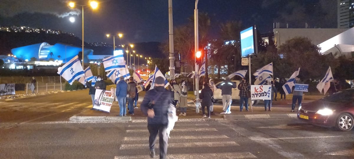 אלפים בהפגנת ענק של הימין נגד ממשלת בנט