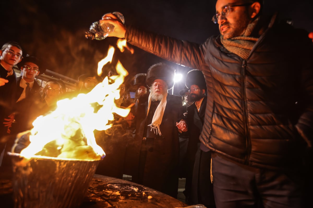 האדמו"ר משומרי אמונים שבת במירון; תיעוד