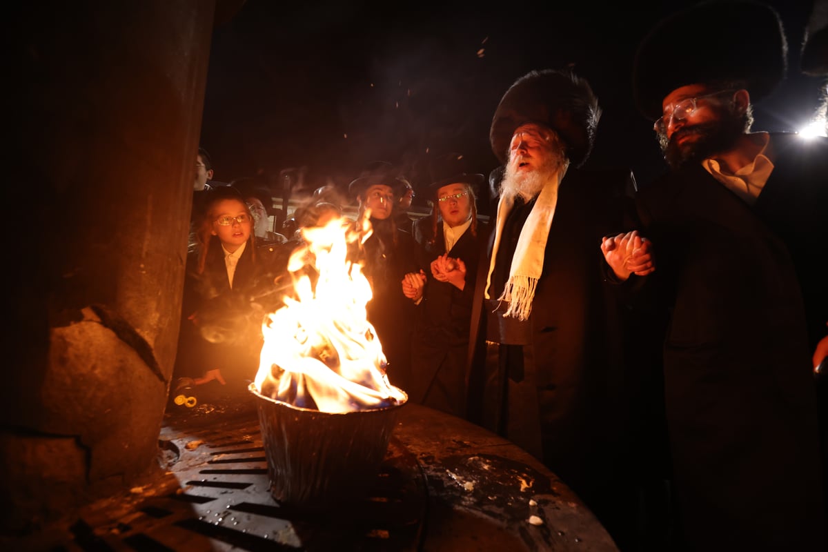 האדמו"ר משומרי אמונים שבת במירון; תיעוד