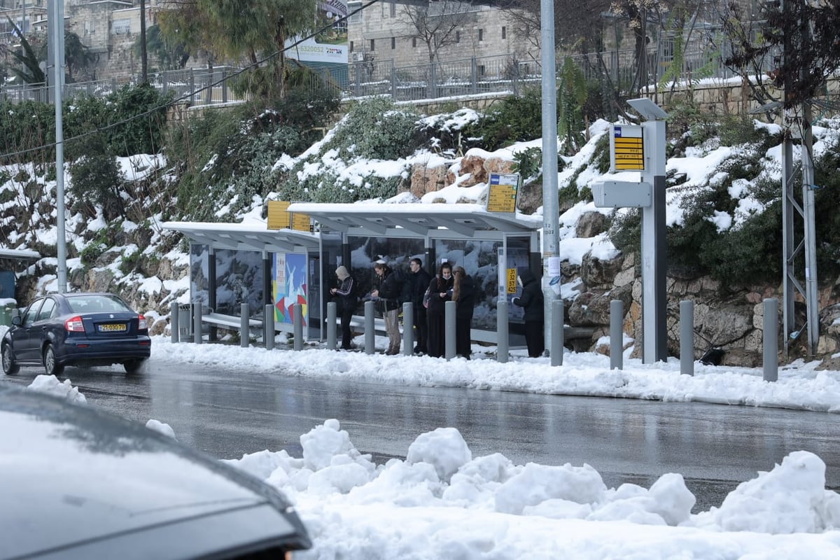 השלג הירושלמי והחגיגה ברחובות; גלריה