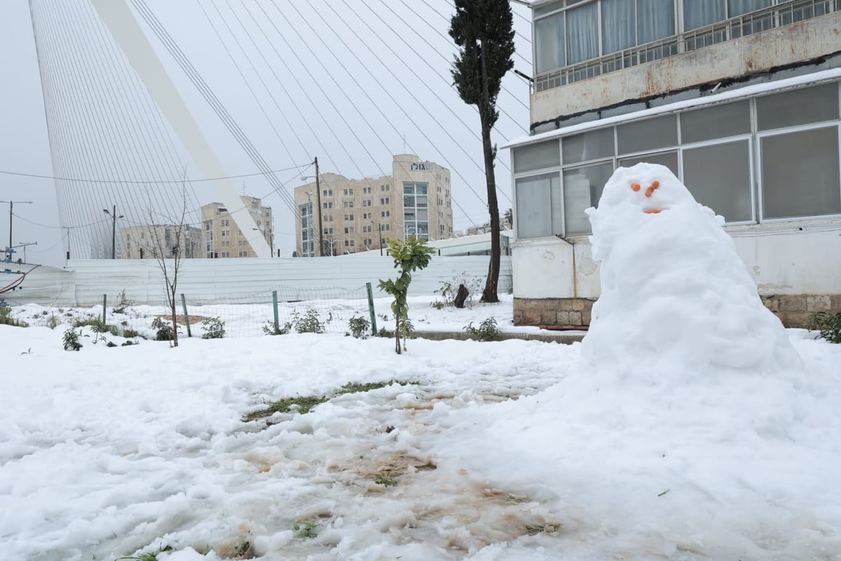 השלג הירושלמי והחגיגה ברחובות; גלריה