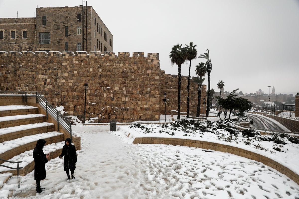 המוני ישראלים קמו לבוקר לבן • עדכונים ממוקדי השלג