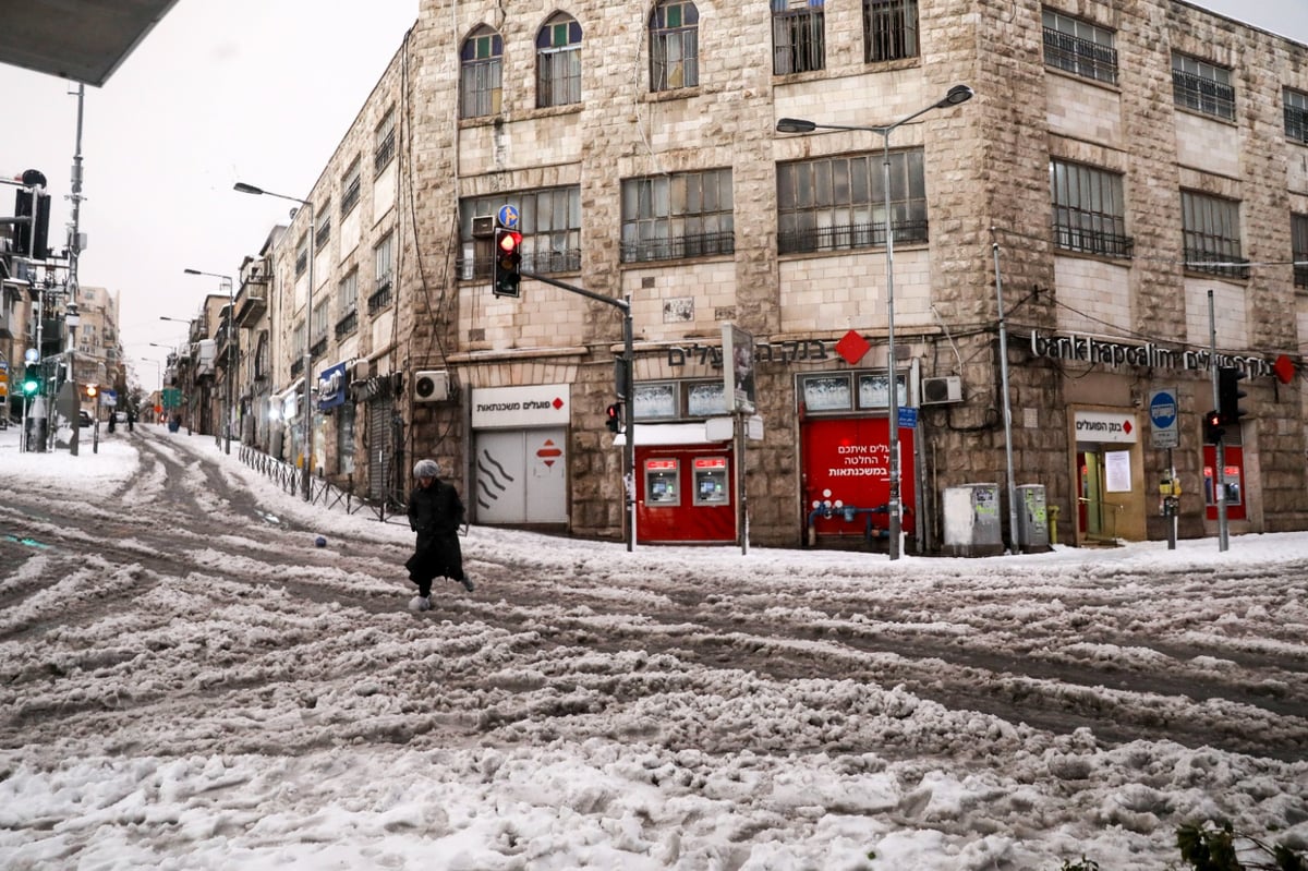 המוני ישראלים קמו לבוקר לבן • עדכונים ממוקדי השלג