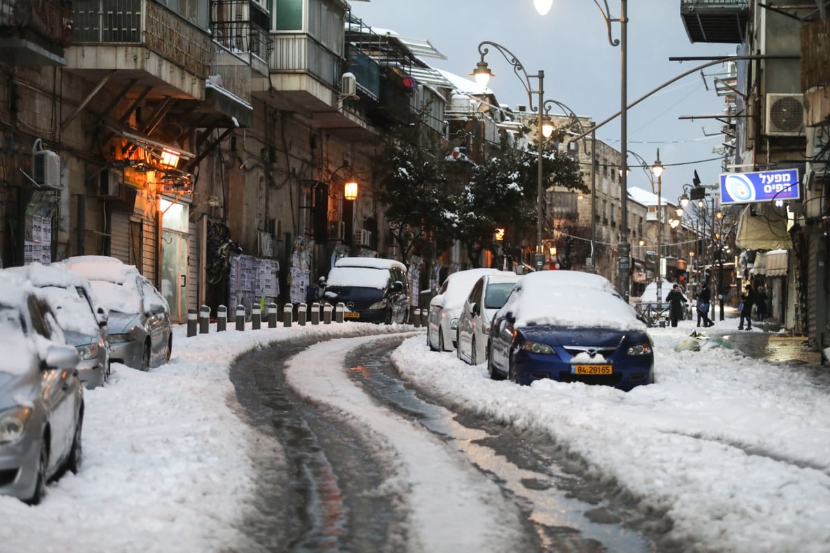 המוני ישראלים קמו לבוקר לבן • עדכונים ממוקדי השלג