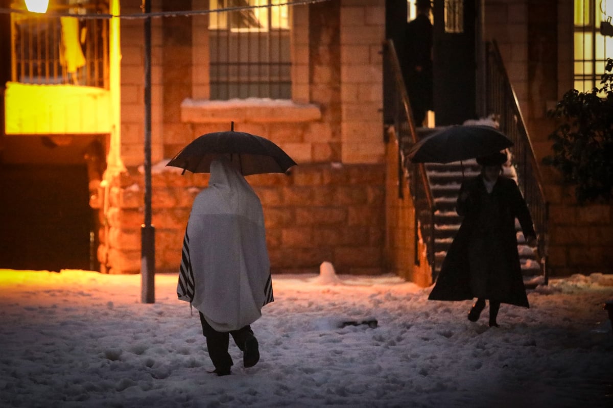 המוני ישראלים קמו לבוקר לבן • עדכונים ממוקדי השלג