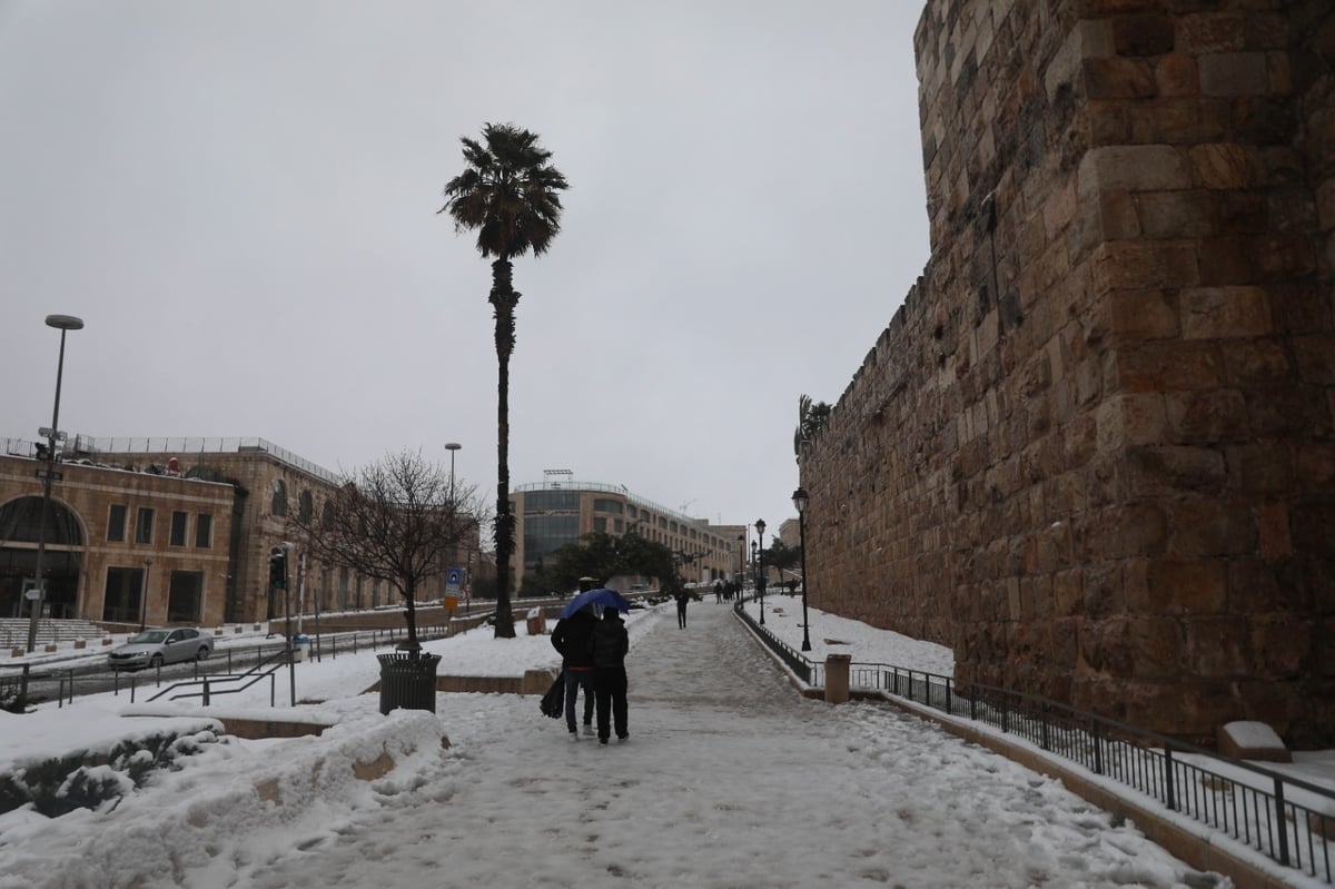 המוני ישראלים קמו לבוקר לבן • עדכונים ממוקדי השלג