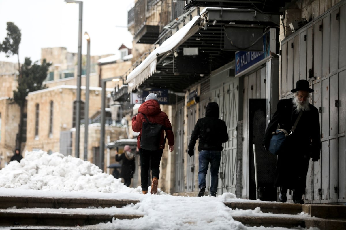 המוני ישראלים קמו לבוקר לבן • עדכונים ממוקדי השלג