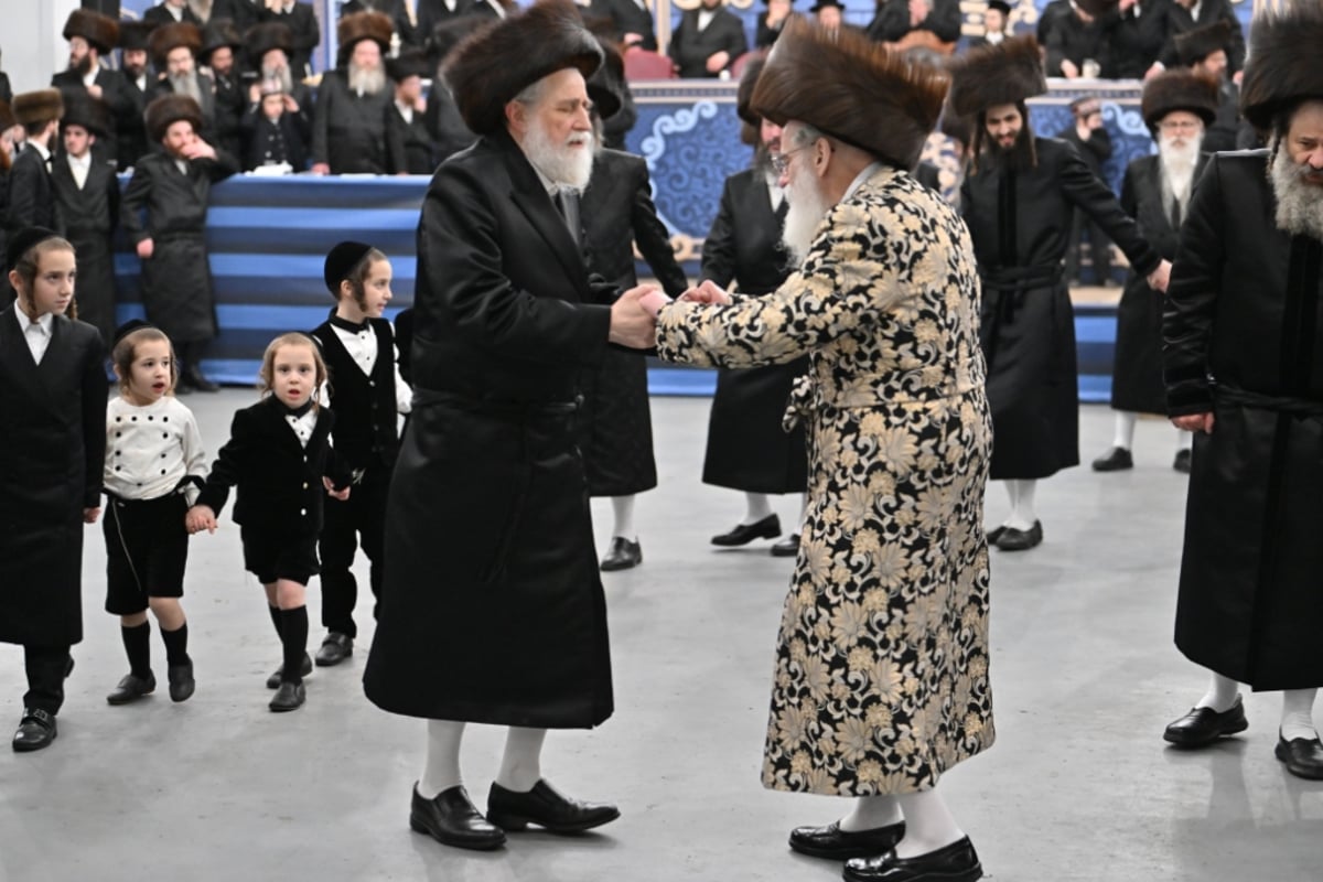 נכדת האדמו"ר מויז'ניץ נישאה בארה"ב • תיעוד