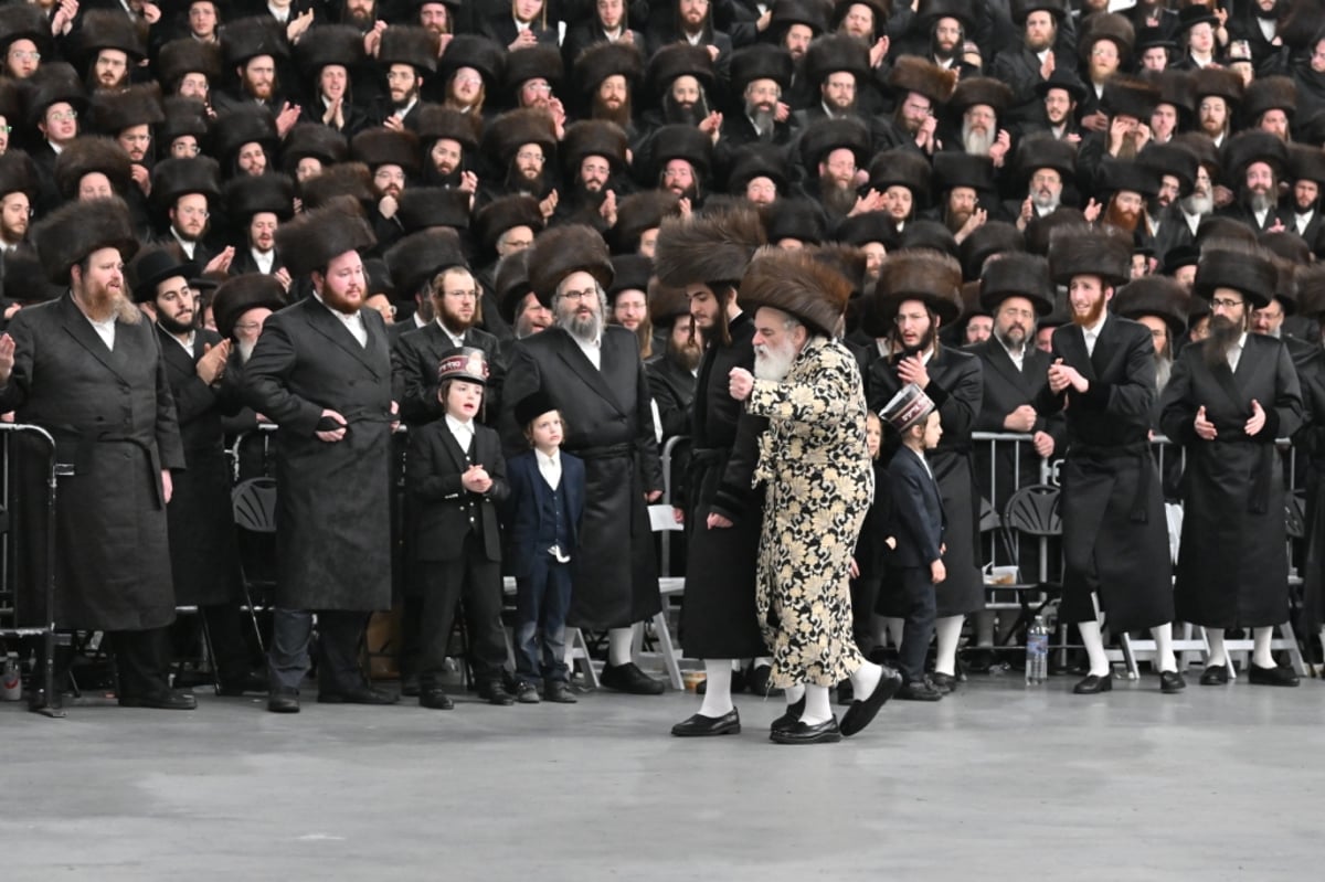 נכדת האדמו"ר מויז'ניץ נישאה בארה"ב • תיעוד