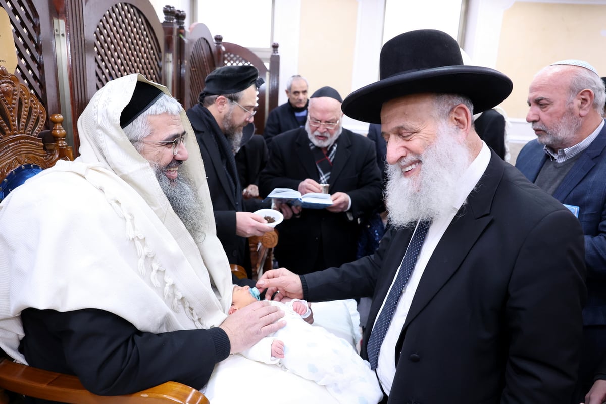 תיעוד: שמחת הברית לנין זקן רבני תוניס ע"ה